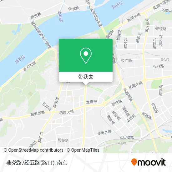 燕尧路/经五路(路口)地图