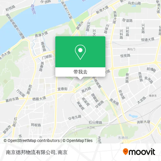 南京德邦物流有限公司地图
