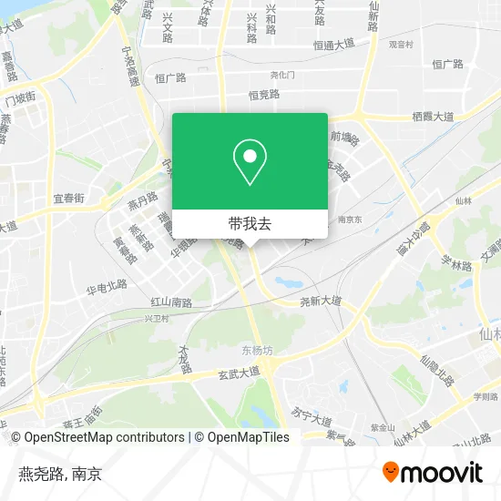 燕尧路地图