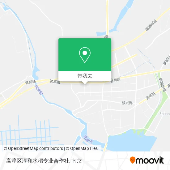 高淳区淳和水稻专业合作社地图