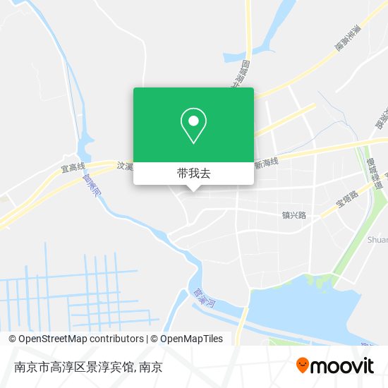 南京市高淳区景淳宾馆地图