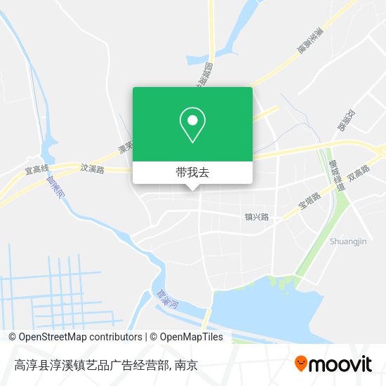 高淳县淳溪镇艺品广告经营部地图