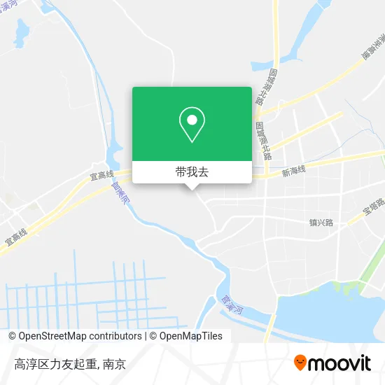 高淳区力友起重地图