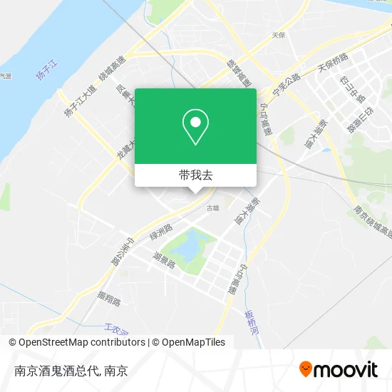 南京酒鬼酒总代地图