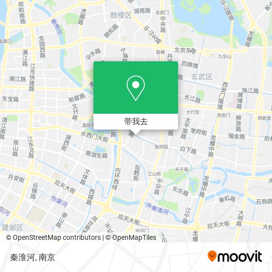 秦淮河地图