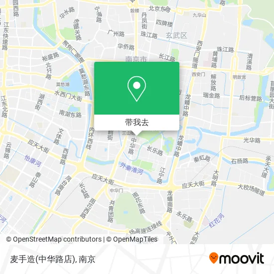 麦手造(中华路店)地图