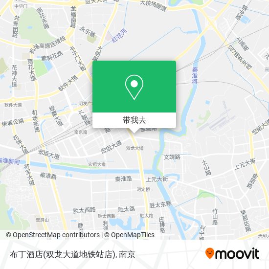布丁酒店(双龙大道地铁站店)地图