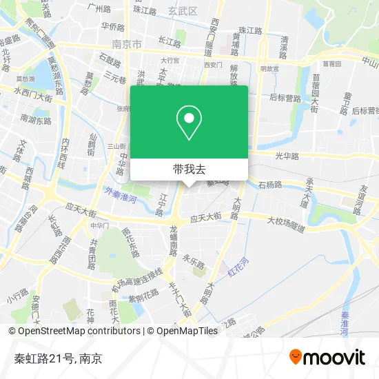 秦虹路21号地图