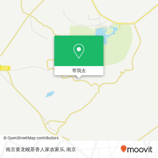 南京黄龙岘茶香人家农家乐地图