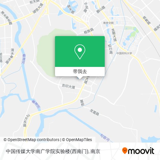 中国传媒大学南广学院实验楼(西南门)地图