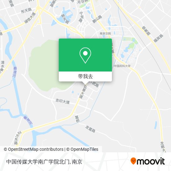 中国传媒大学南广学院北门地图