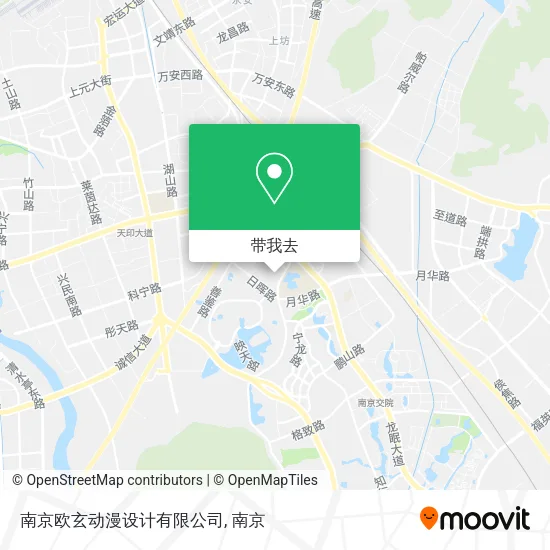 南京欧玄动漫设计有限公司地图