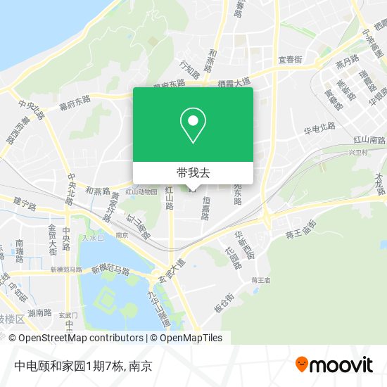 中电颐和家园1期7栋地图