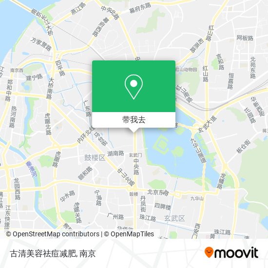 古清美容祛痘减肥地图