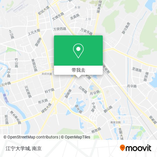 江宁大学城地图
