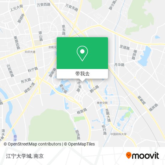 江宁大学城地图