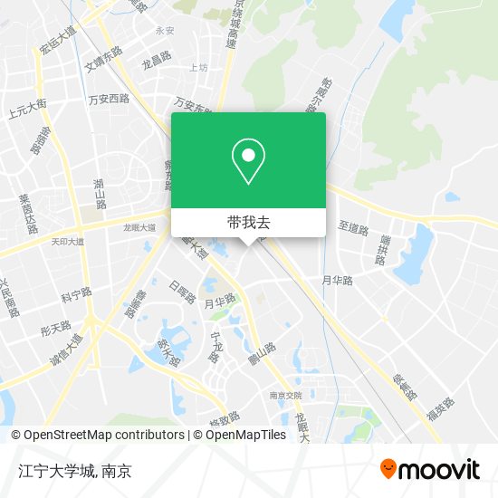 江宁大学城地图