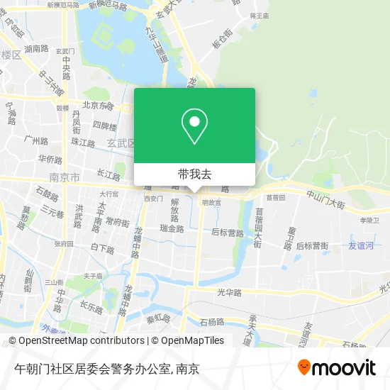 午朝门社区居委会警务办公室地图