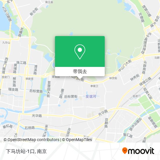 下马坊站-1口地图