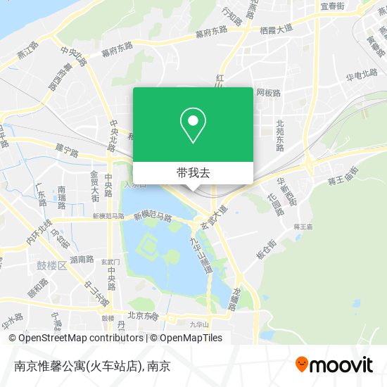 南京惟馨公寓(火车站店)地图