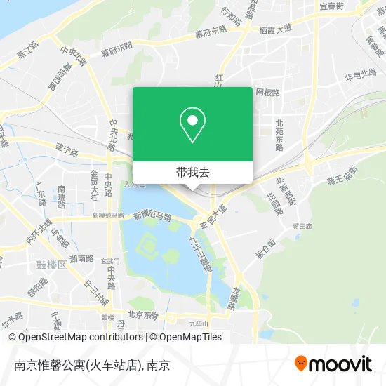 南京惟馨公寓(火车站店)地图