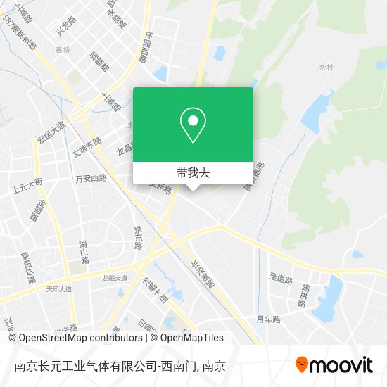 南京长元工业气体有限公司-西南门地图