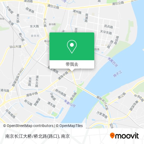 南京长江大桥/桥北路(路口)地图