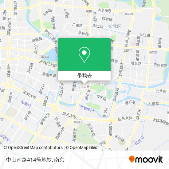 中山南路414号地铁地图