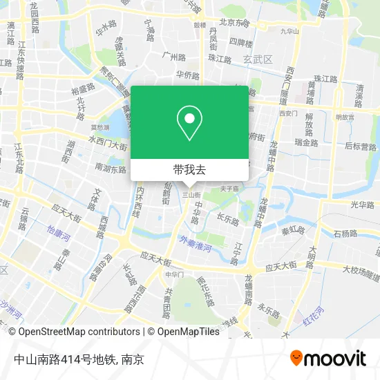 中山南路414号地铁地图
