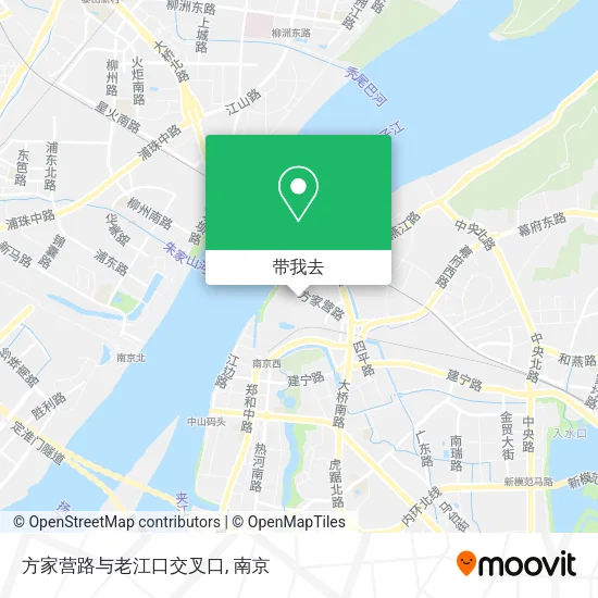 方家营路与老江口交叉口地图