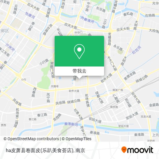 ha皮萧县卷面皮(乐趴美食荟店)地图