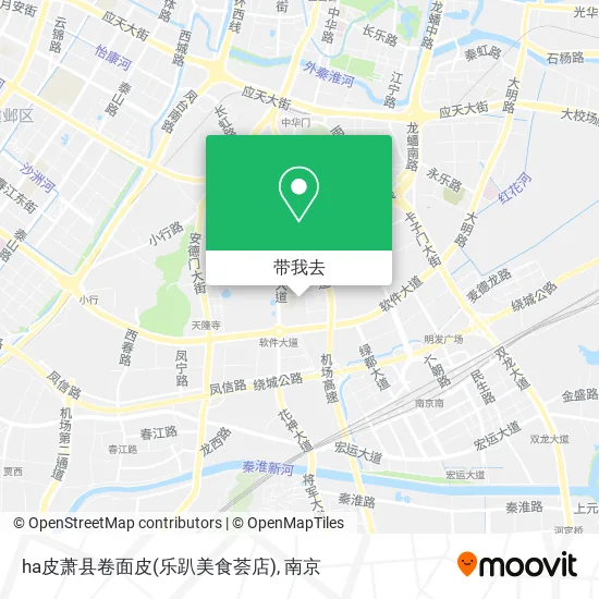 ha皮萧县卷面皮(乐趴美食荟店)地图