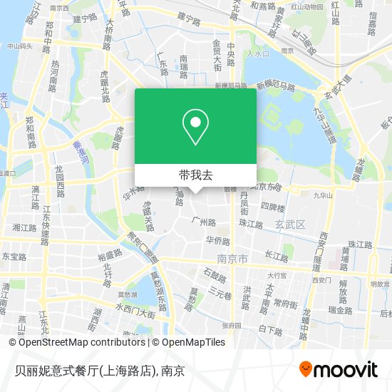 贝丽妮意式餐厅(上海路店)地图