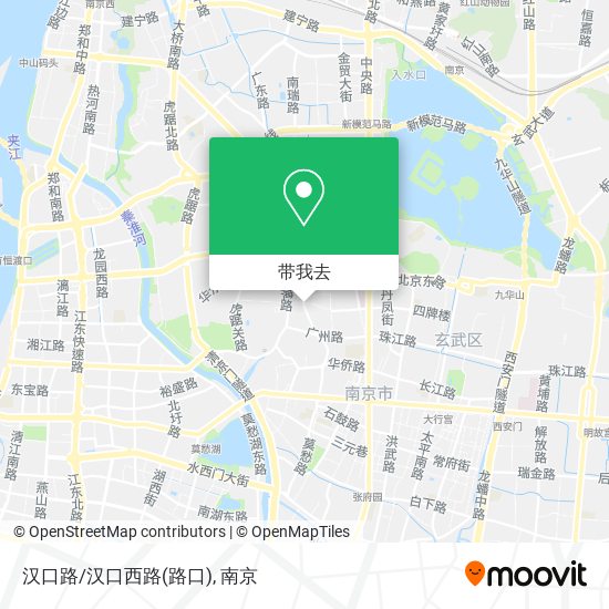 汉口路/汉口西路(路口)地图
