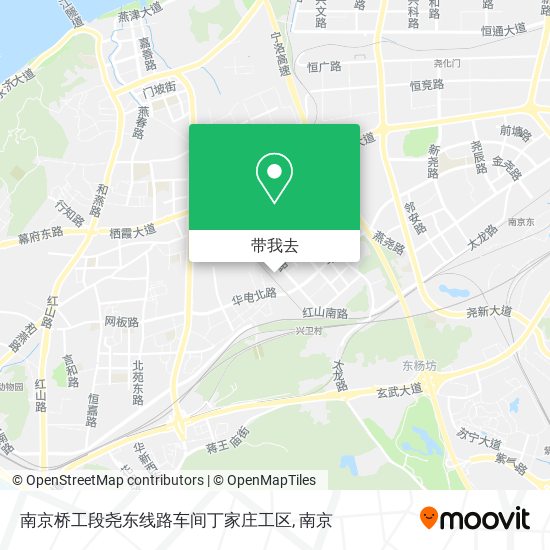 南京桥工段尧东线路车间丁家庄工区地图