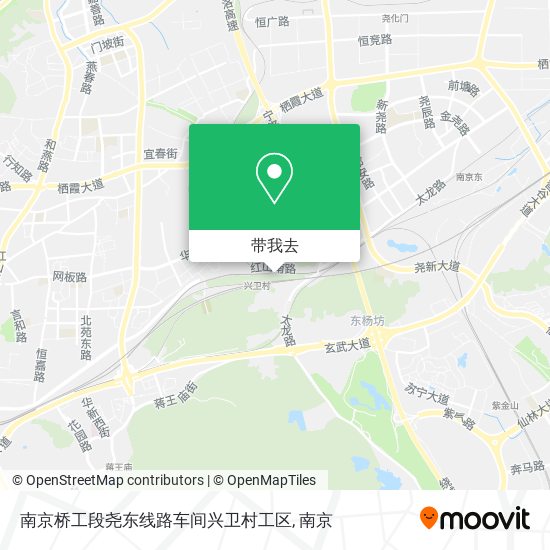 南京桥工段尧东线路车间兴卫村工区地图