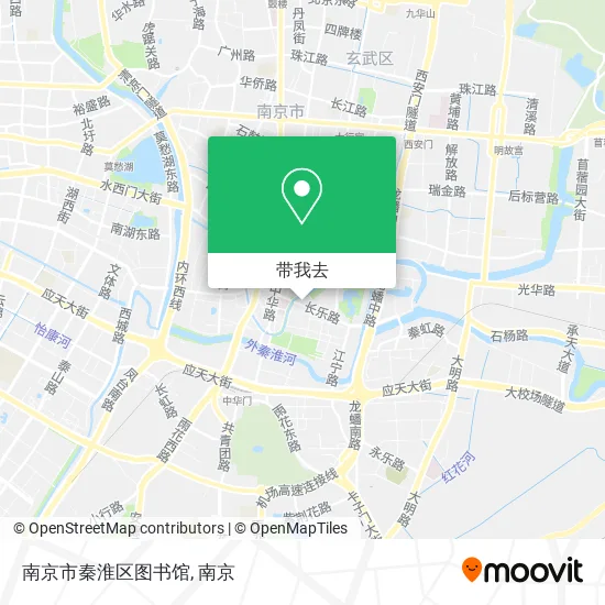 南京市秦淮区图书馆地图