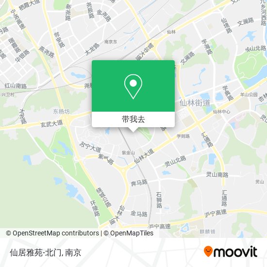 仙居雅苑-北门地图