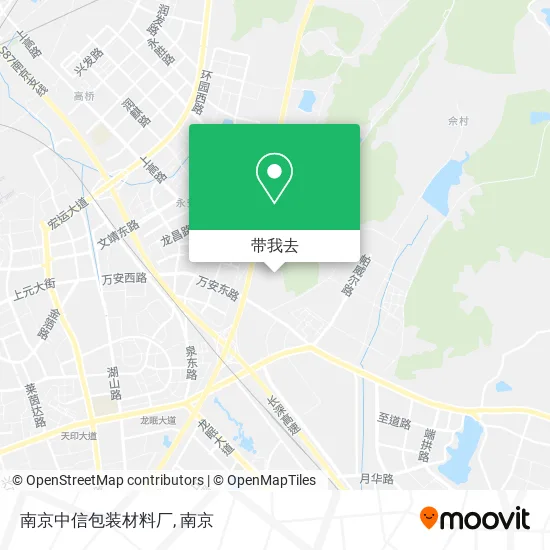 南京中信包装材料厂地图