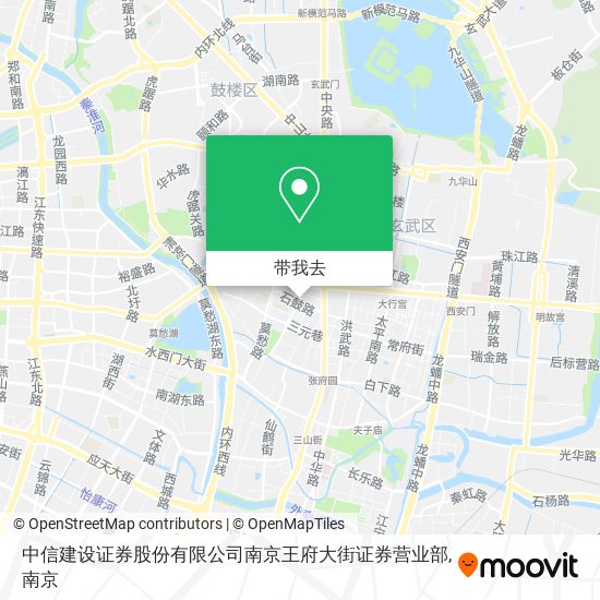 中信建设证券股份有限公司南京王府大街证券营业部地图