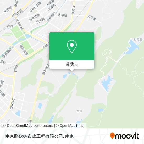 南京路欧德市政工程有限公司地图