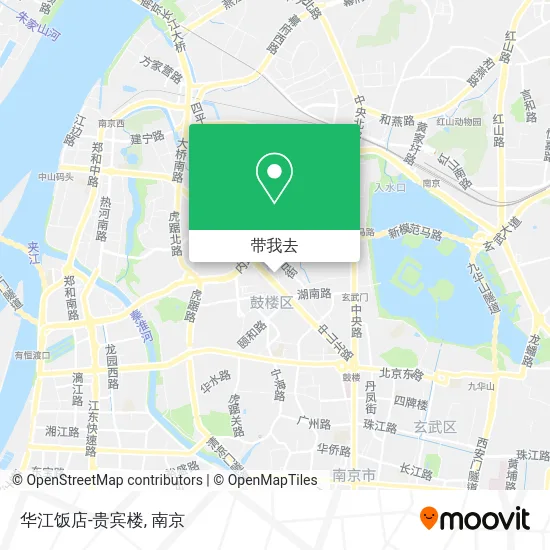华江饭店-贵宾楼地图