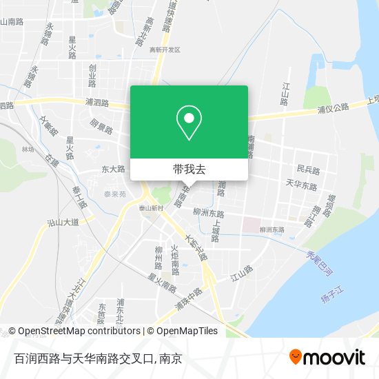 百润西路与天华南路交叉口地图