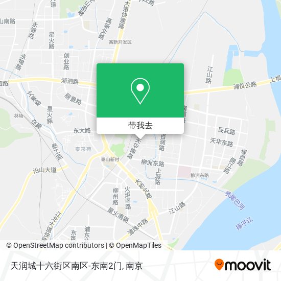 天润城十六街区南区-东南2门地图