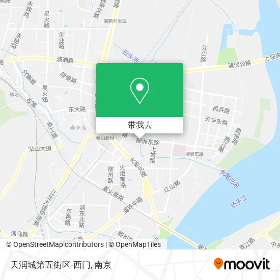 天润城第五街区-西门地图