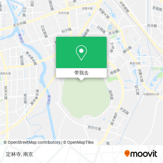 定林寺地图