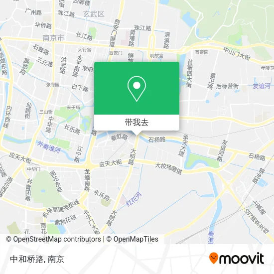 中和桥路地图