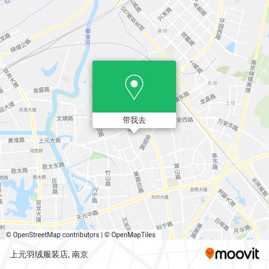 上元羽绒服装店地图