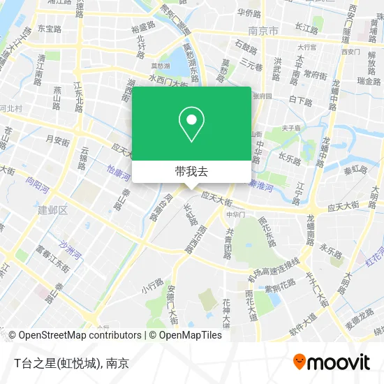 T台之星(虹悦城)地图