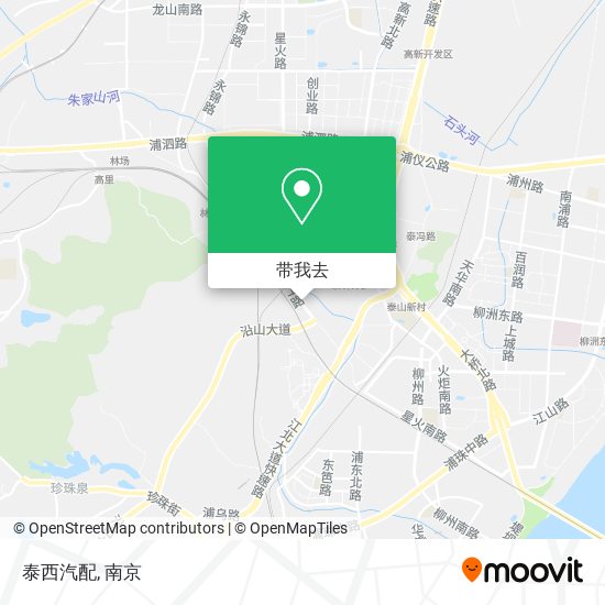 泰西汽配地图